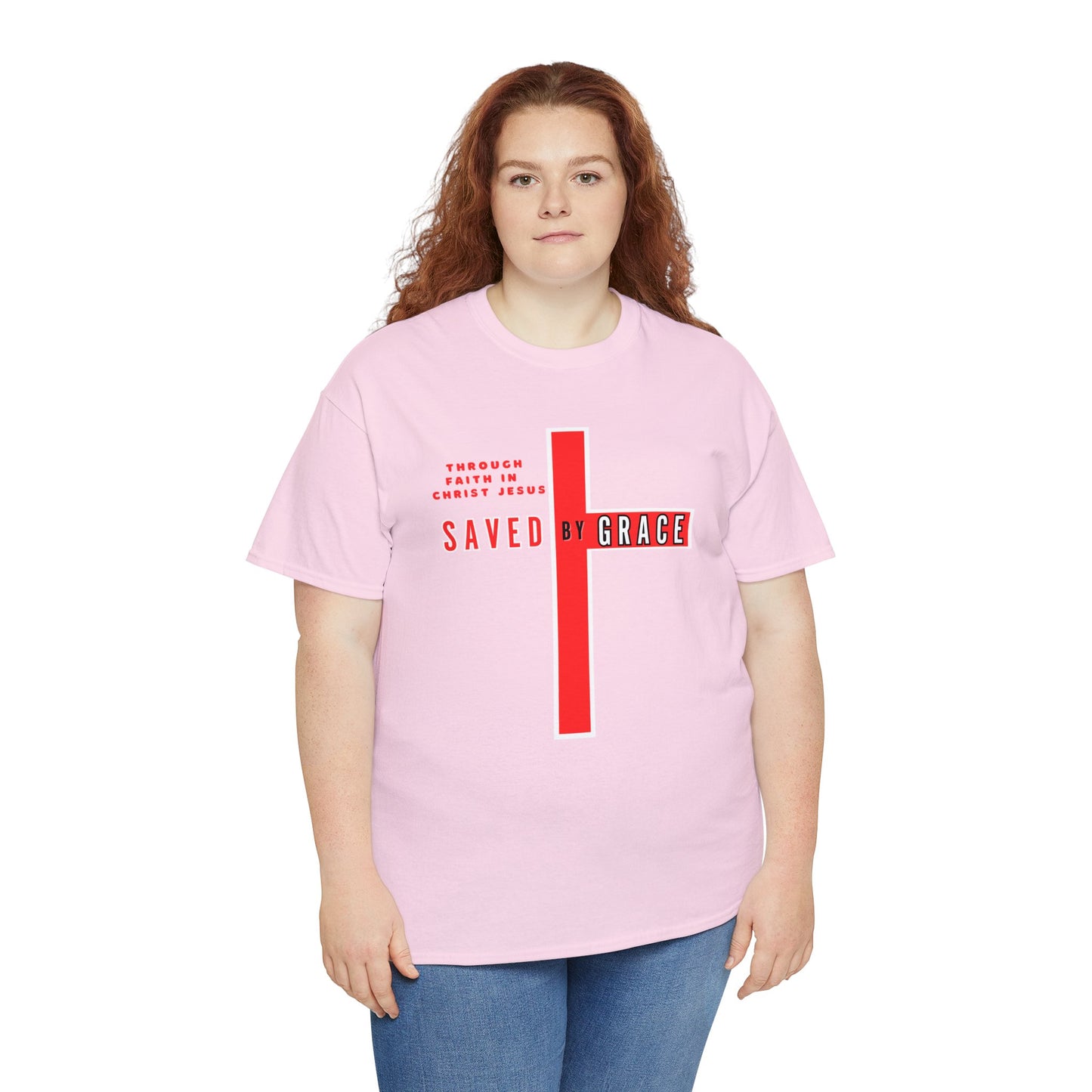 SAVED BY GRACE Heavy Cotton Tee