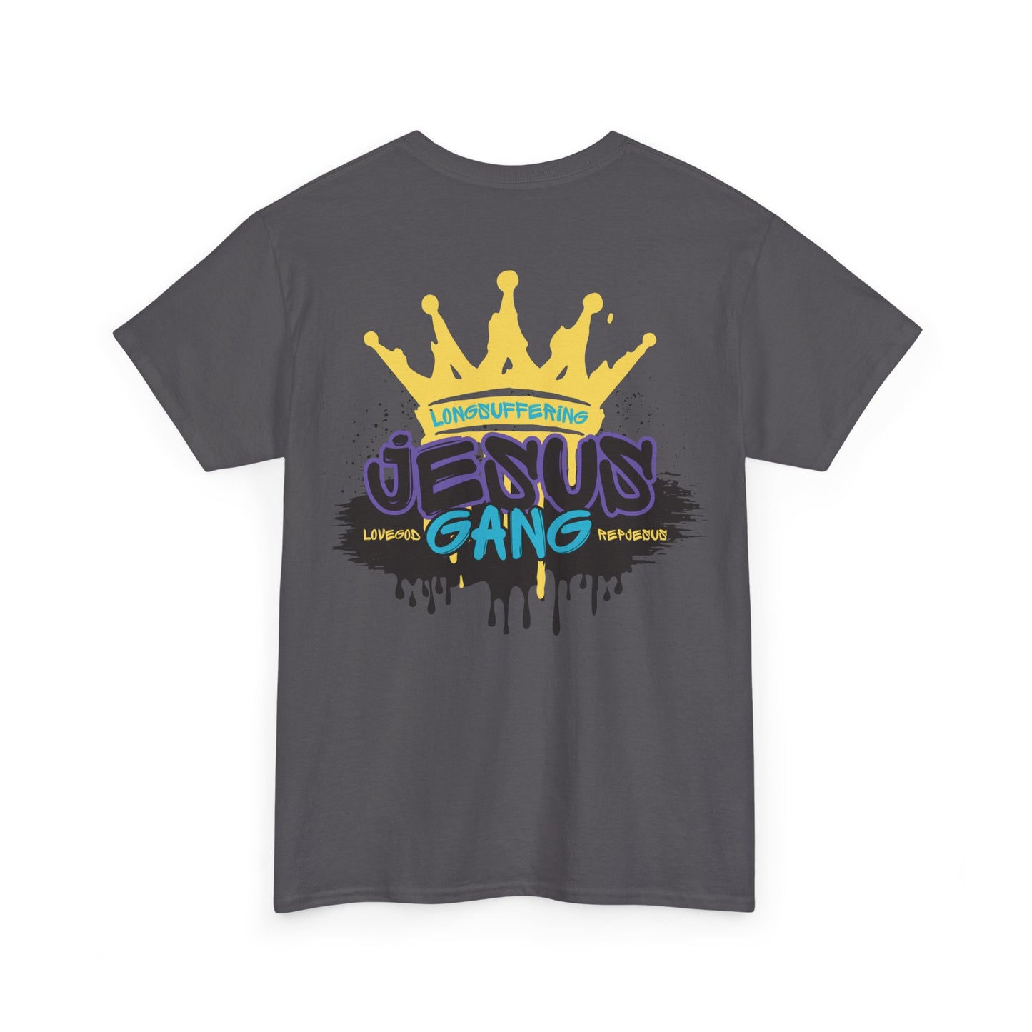 Jesus Gang Fruit of the Spirit, LONGSUFFERING Crown (Turq Purp Gold)