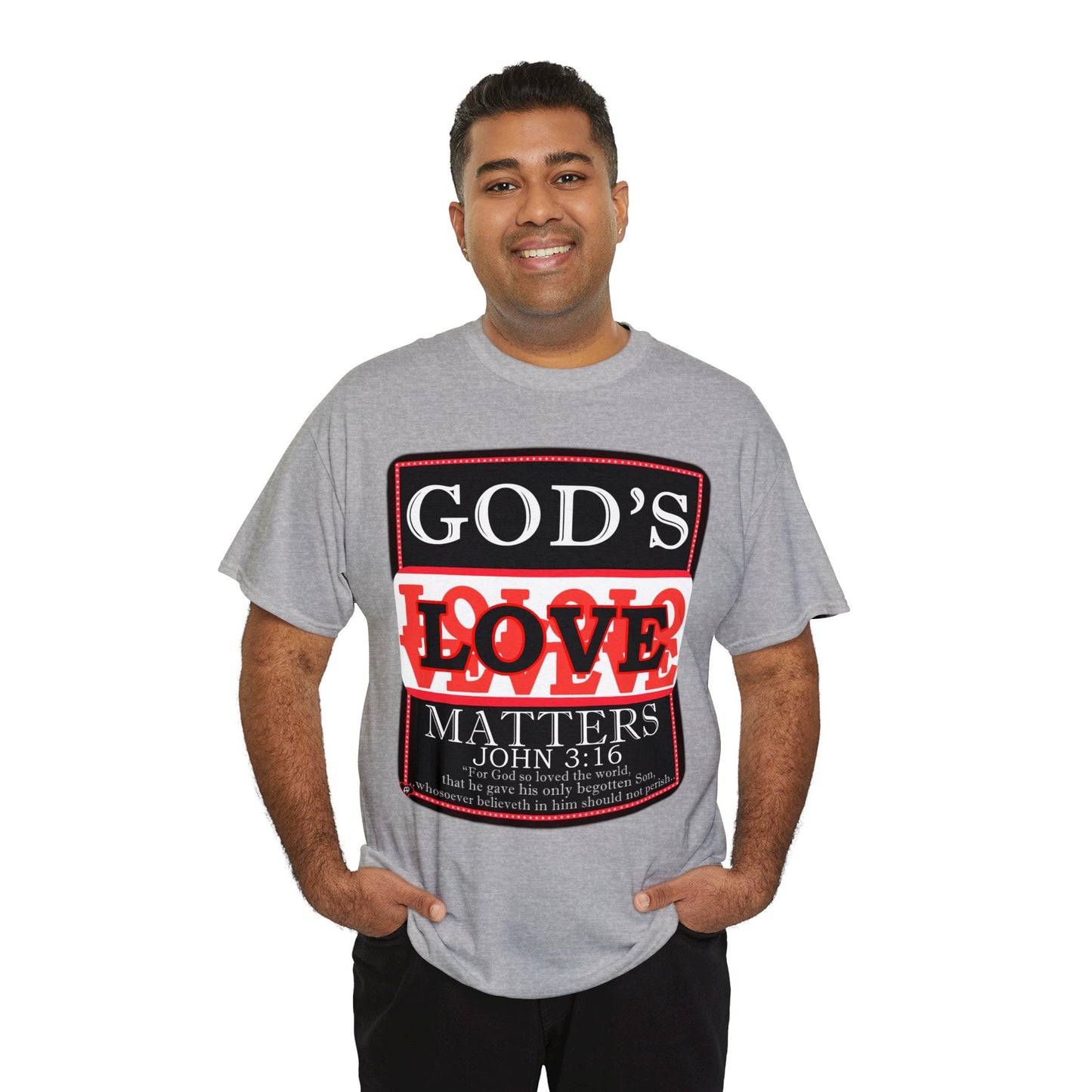 God's Love Matter BroLove RED BigPic