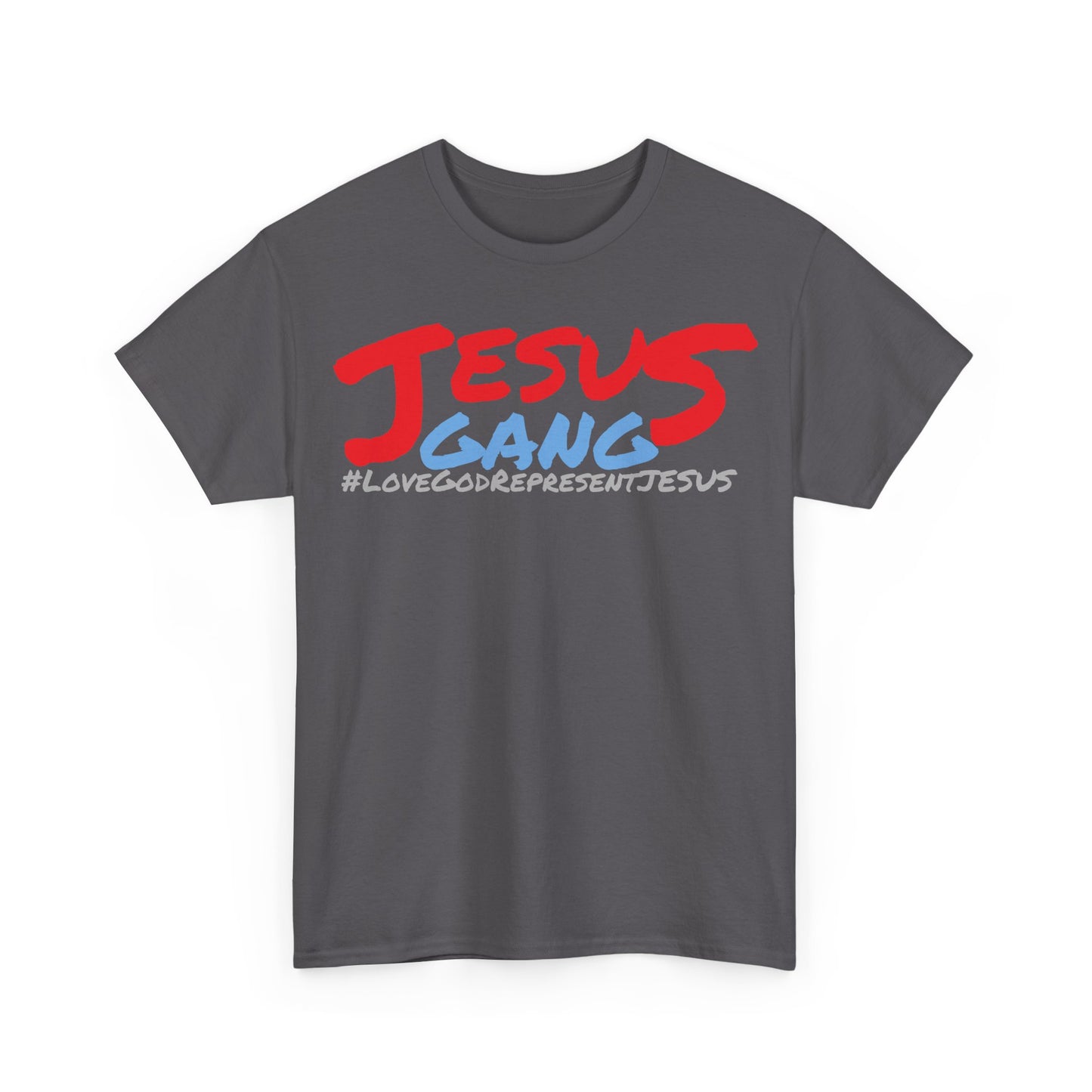 (((REP SHIRT))) The M.o.G LoveGod RepJesus. JESUS GANG MULTI COLOR Heavy Cotton Tee