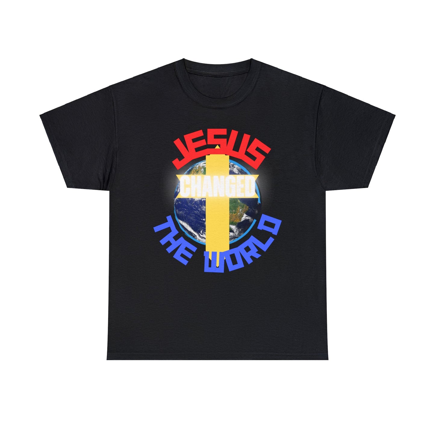 Jesus Changed The World, Heavy Cotton Tees.