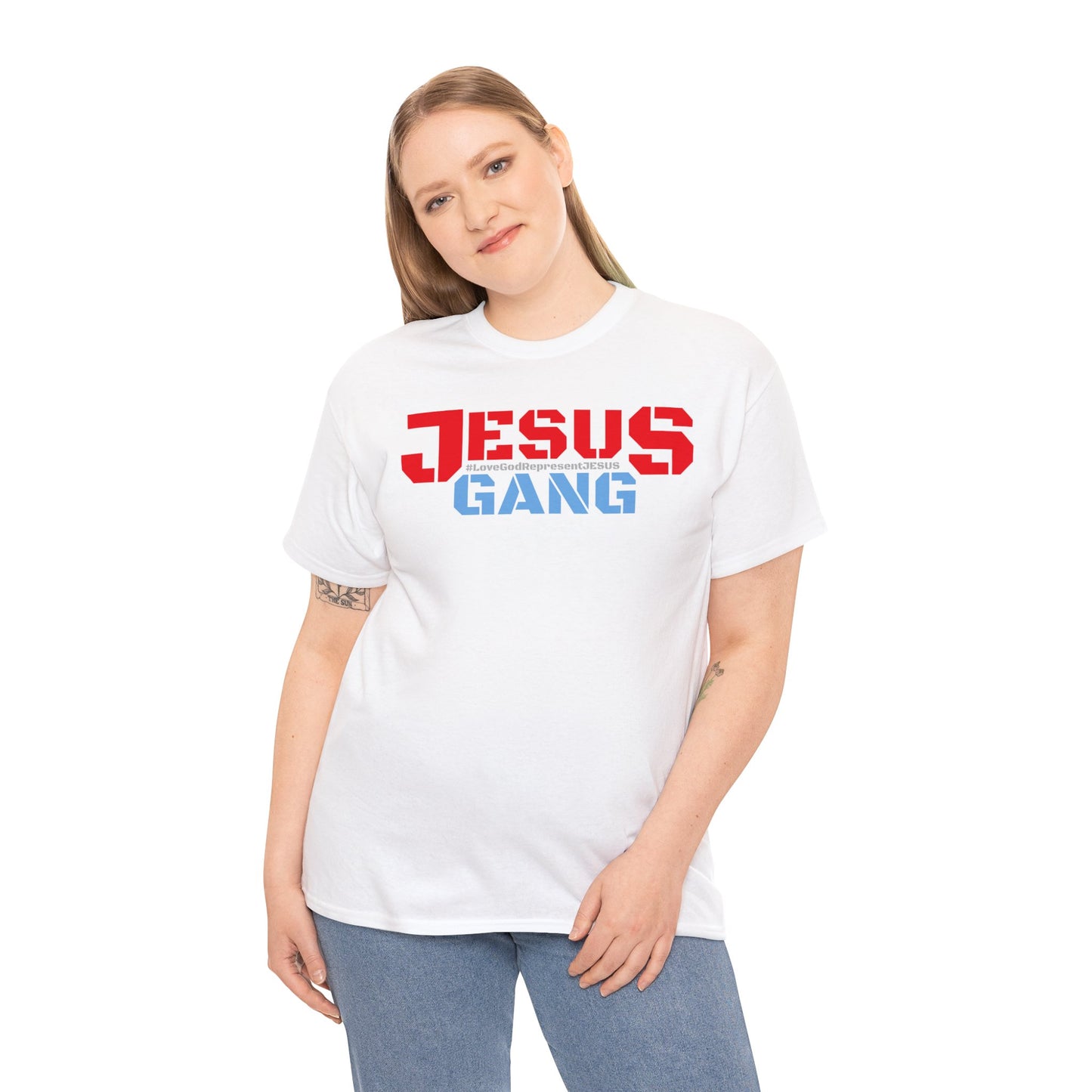 Jesus Gang Army of the Lord CLASSIC version multi-color Tee