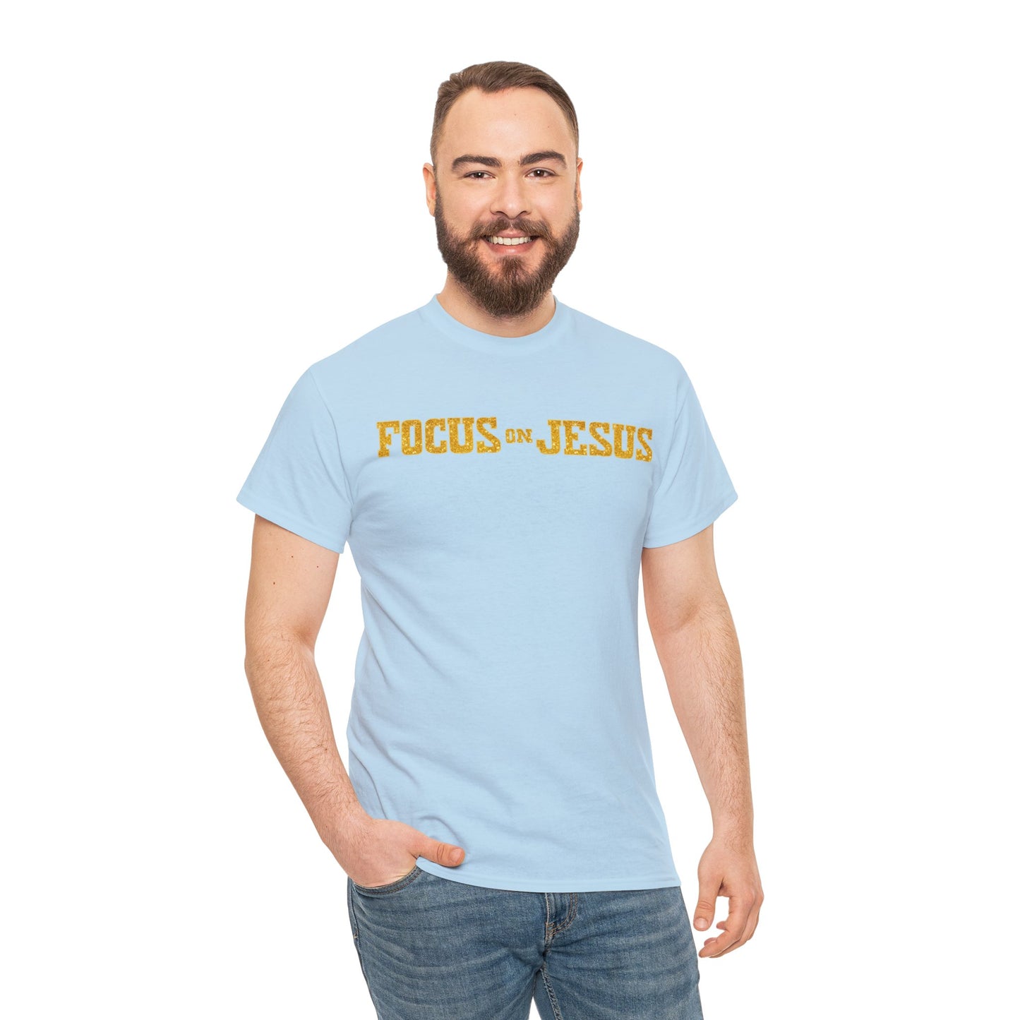 FOCUS on JESUS CLASSIC version multi-color Tee