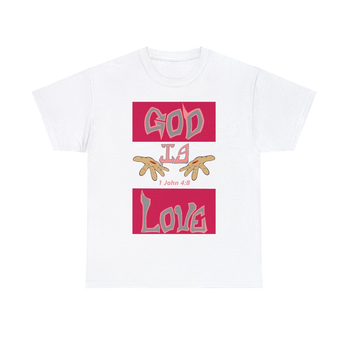 God is Love Strawberries t-shirt By The M.O.G (small print)