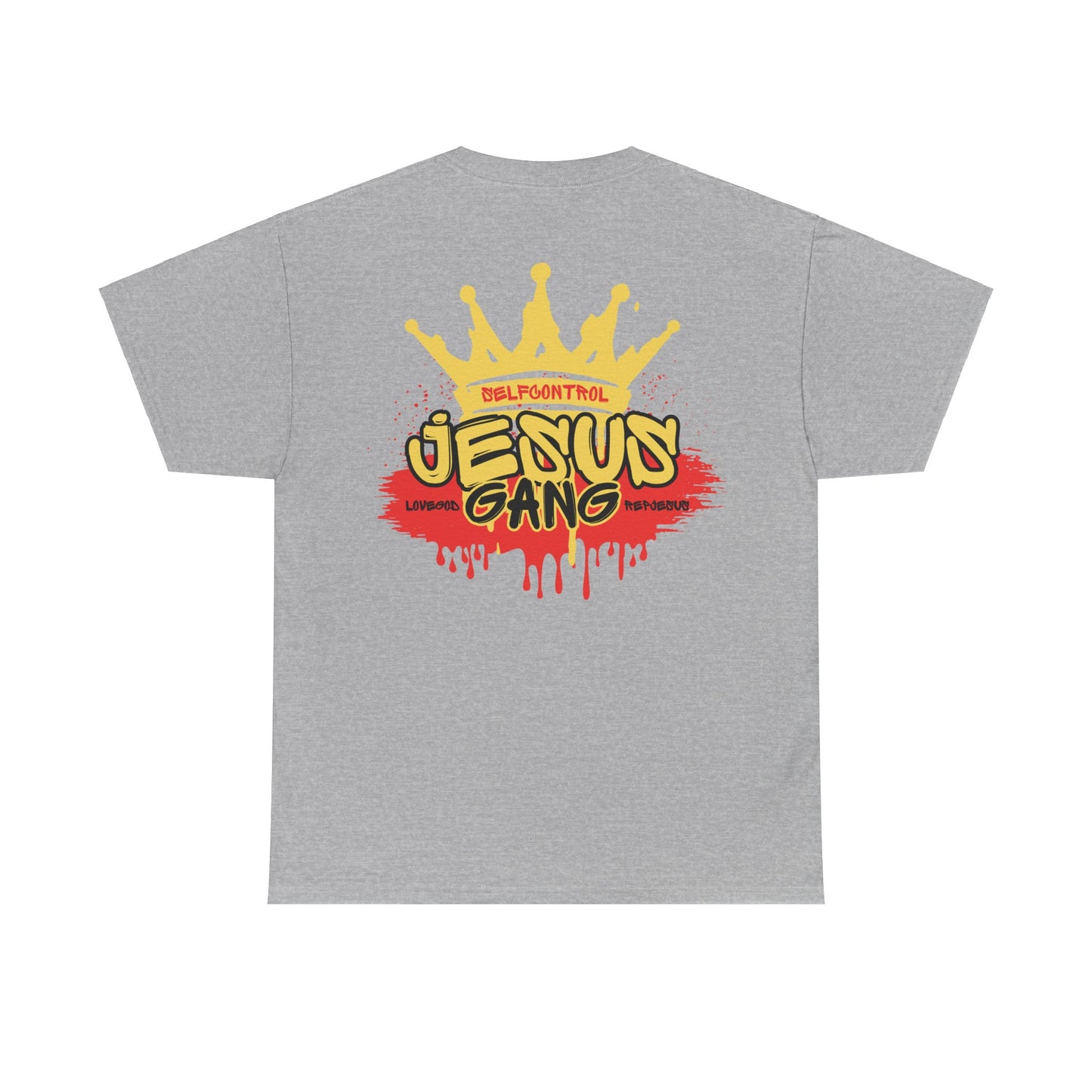 Jesus Gang Fruit of the Spirit, SELF-CONTROL Crown (RED GLD BLK)