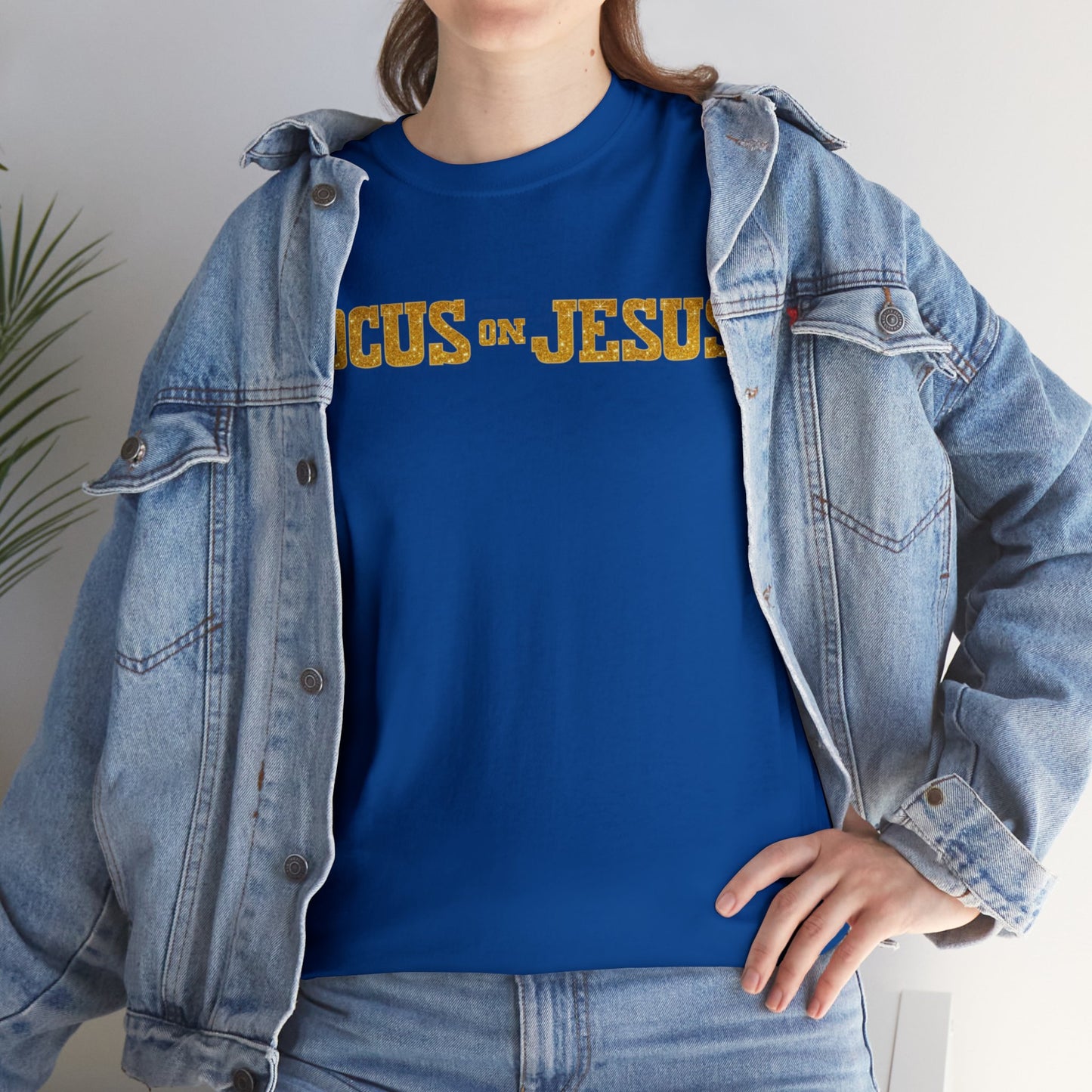 FOCUS on JESUS CLASSIC version multi-color Tee