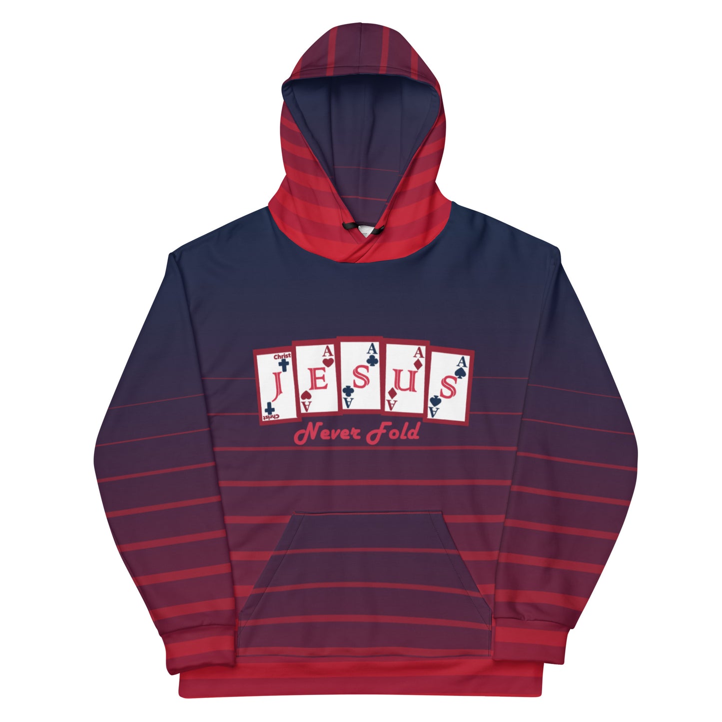 Jesus Hand (By His Stripes) Never Fold! Hoodie