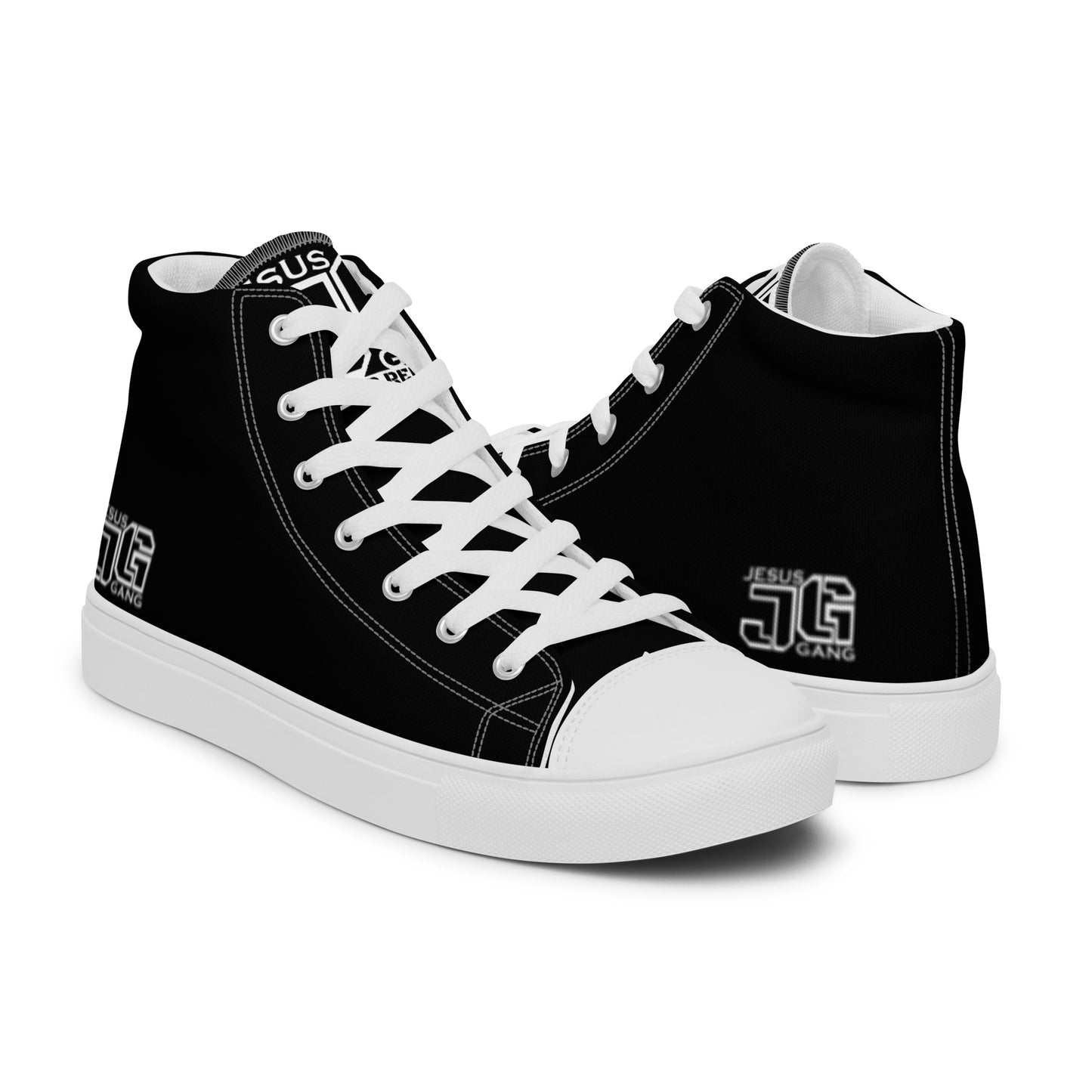 Jesus Gang B.OPS Men’s high top canvas shoes