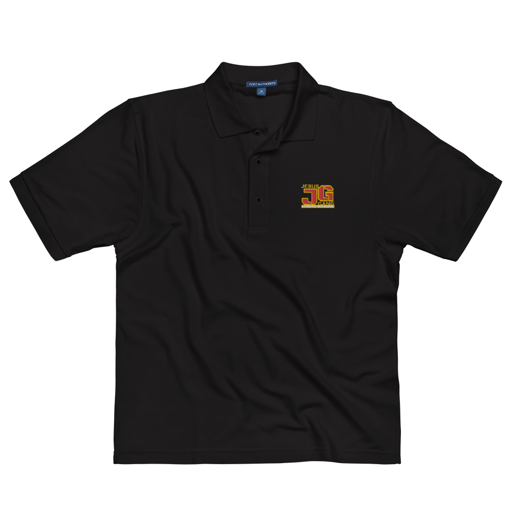 Jesus Gang Flaming Hot-Boy Men's Premium Polo V2