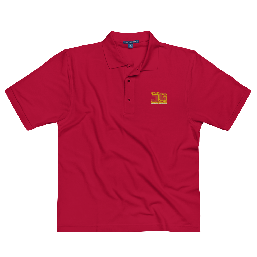 Jesus Gang Flaming Hot-Boy Men's Premium Polo V2