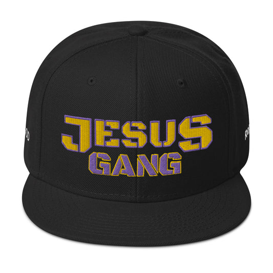 Jesus Gang PurpleMamba BLK Snapback Hat