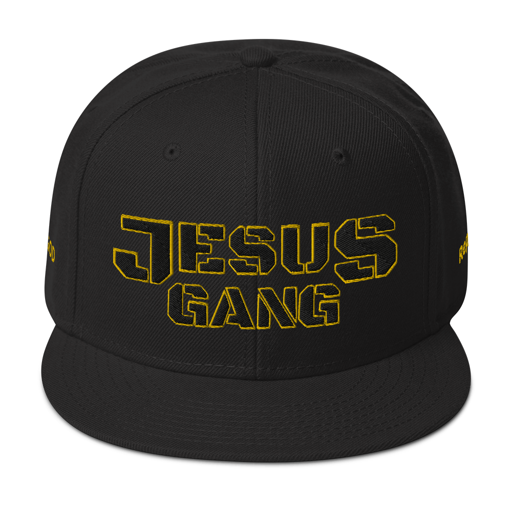 Jesus Gang Blk/Ylw Snapback Hat