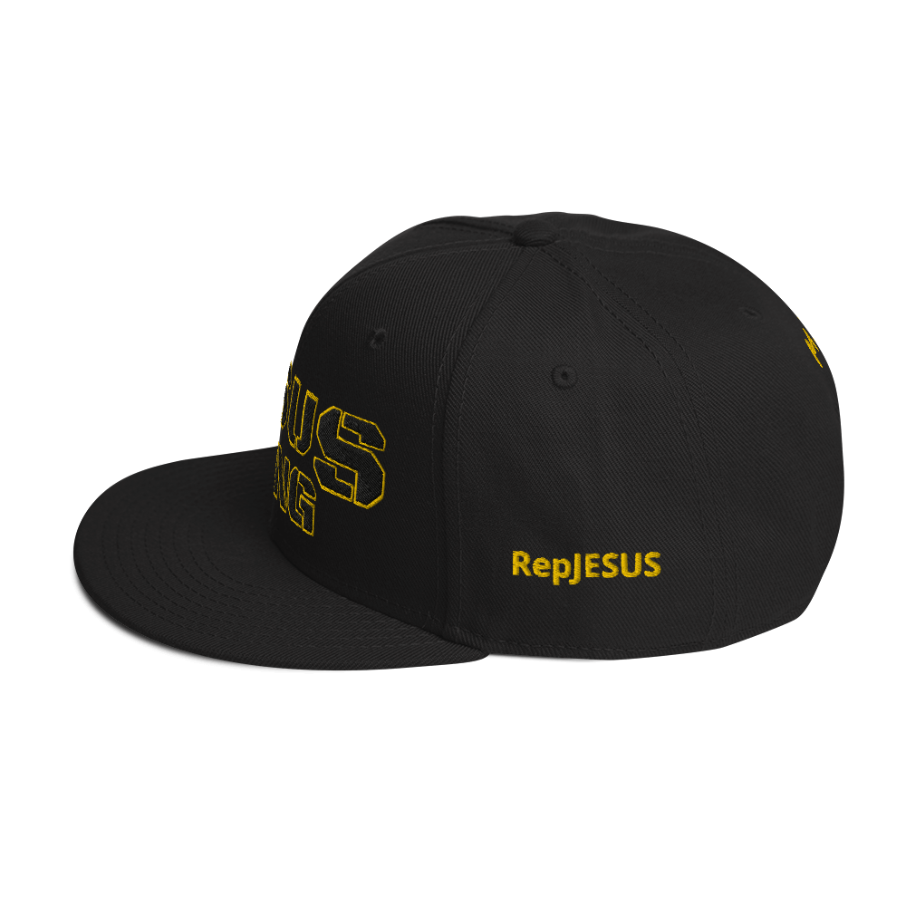 Jesus Gang Blk/Ylw Snapback Hat