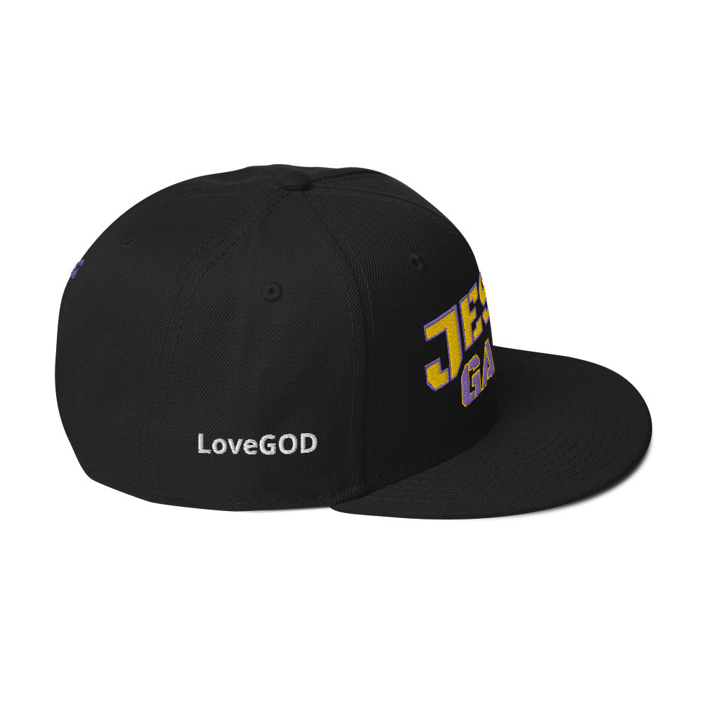 Jesus Gang PurpleMamba BLK Snapback Hat