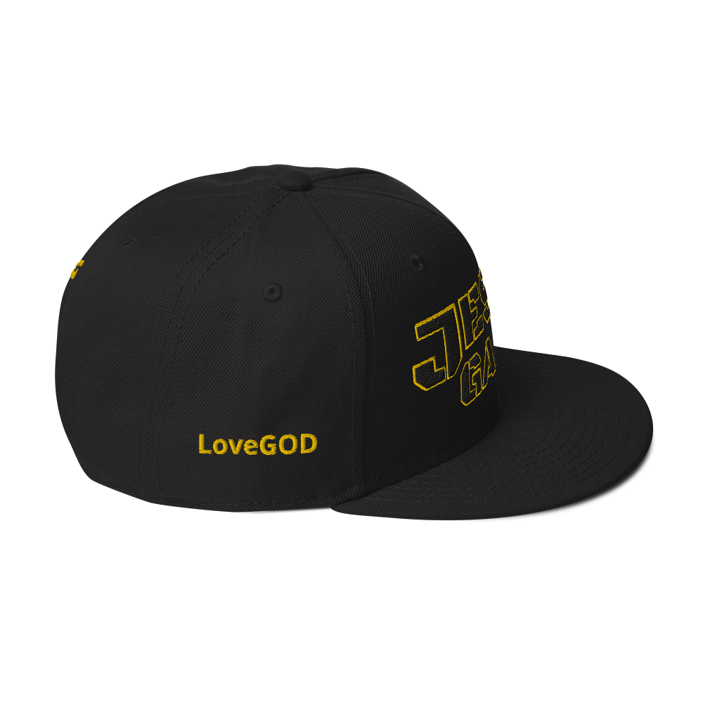 Jesus Gang Blk/Ylw Snapback Hat