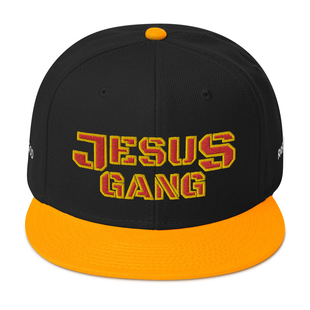 Jesus Gang Flaming Hot-Boy Snapback Hat