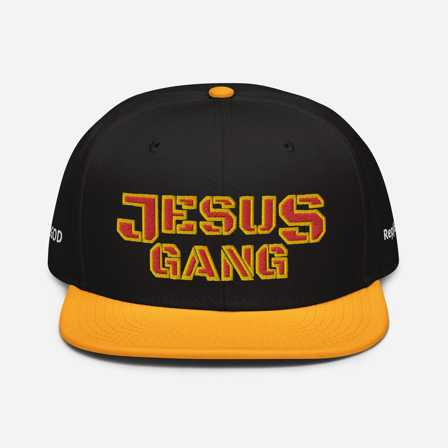 Jesus Gang Flaming Hot-Boy Snapback Hat