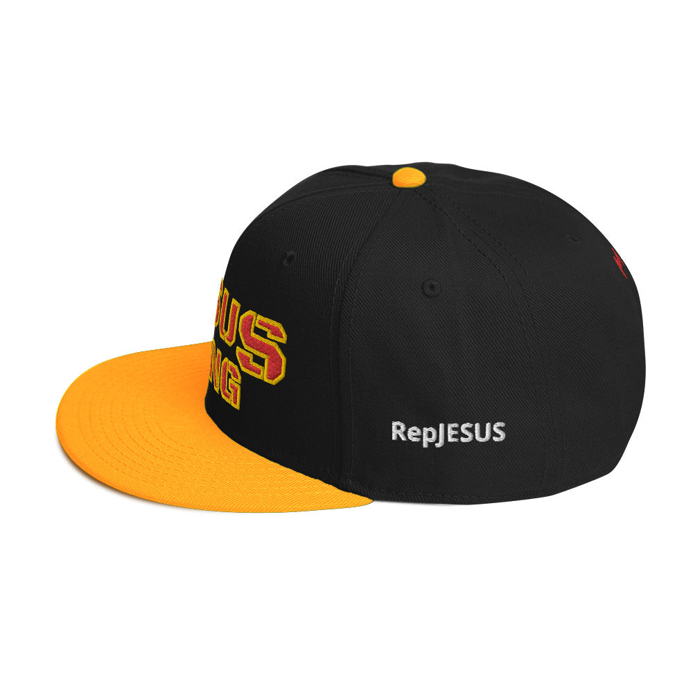 Jesus Gang Flaming Hot-Boy Snapback Hat