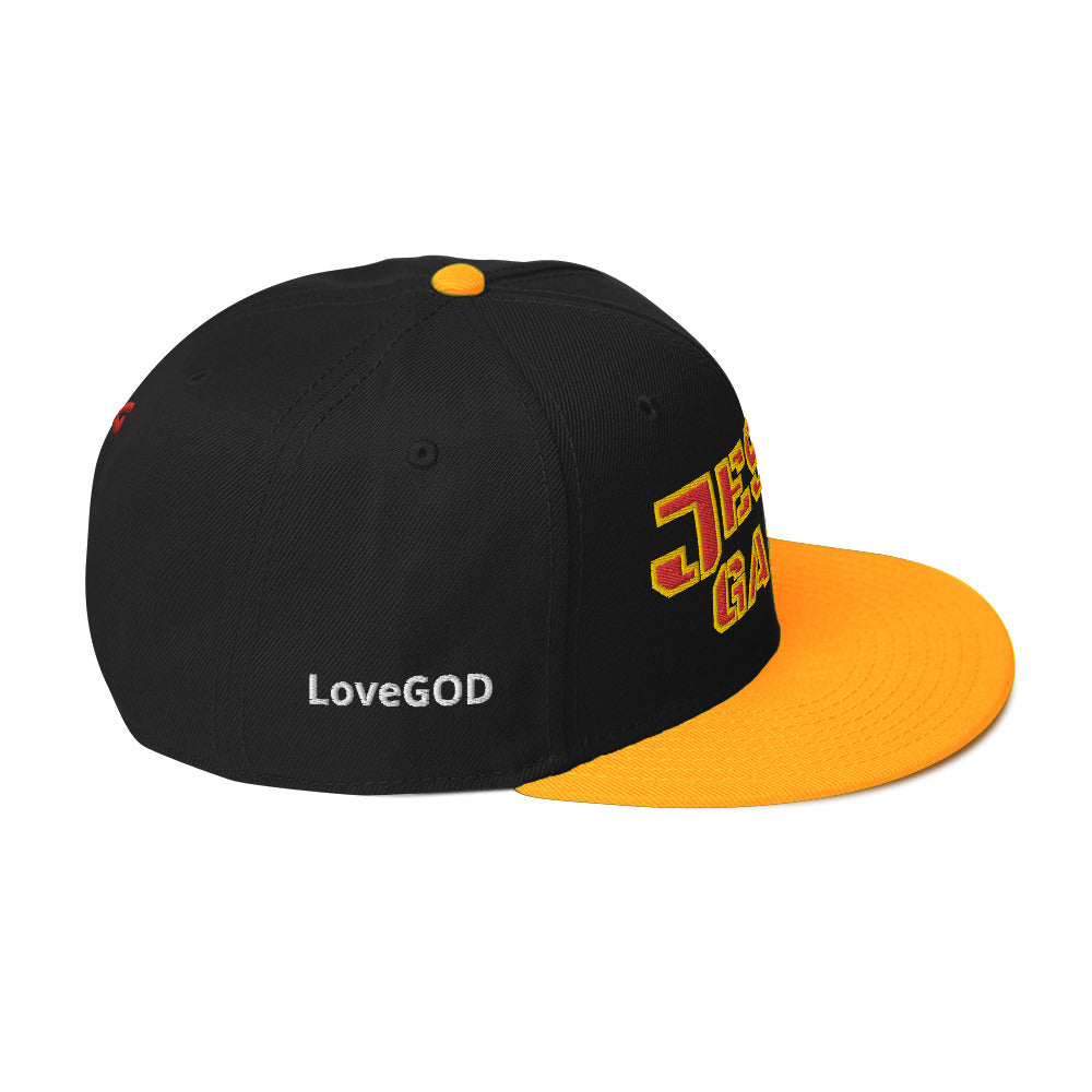 Jesus Gang Flaming Hot-Boy Snapback Hat