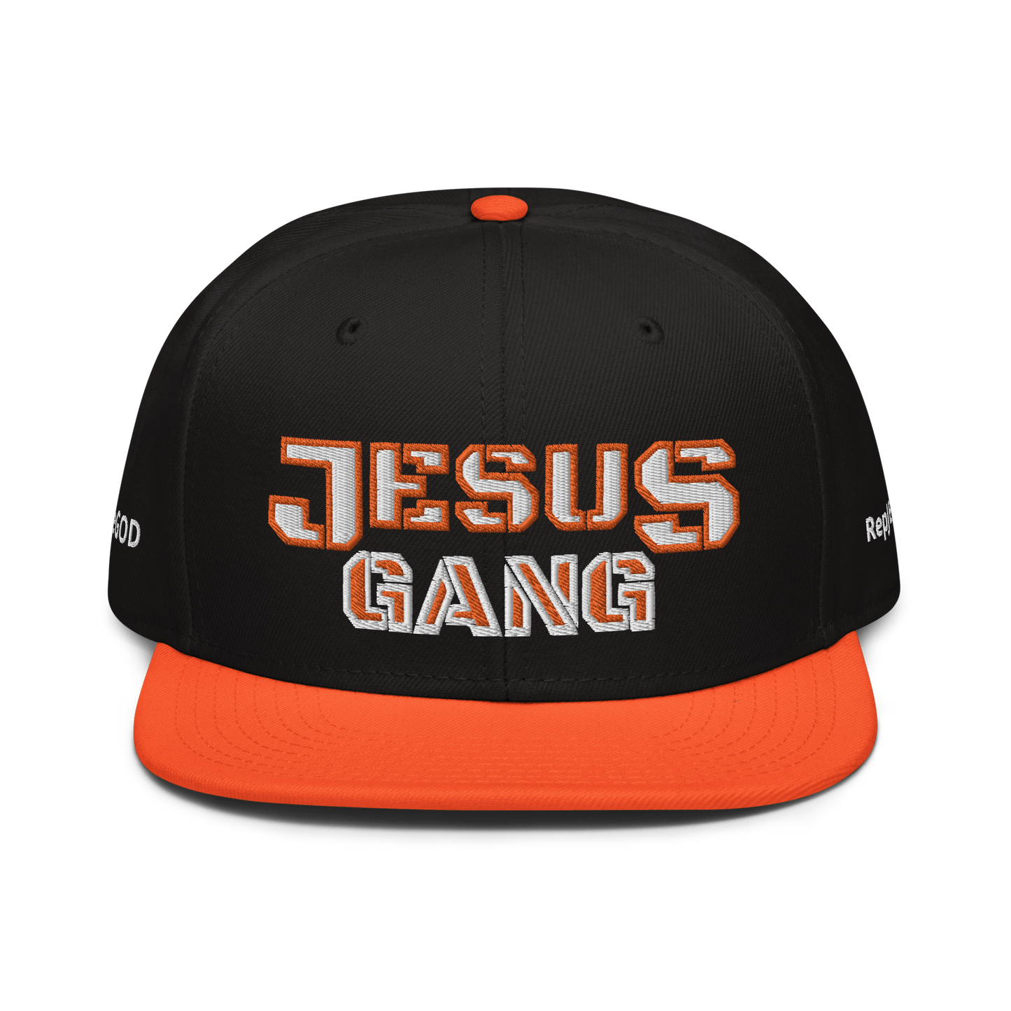 Jesus Gang OJ/Blk Snapback Hat