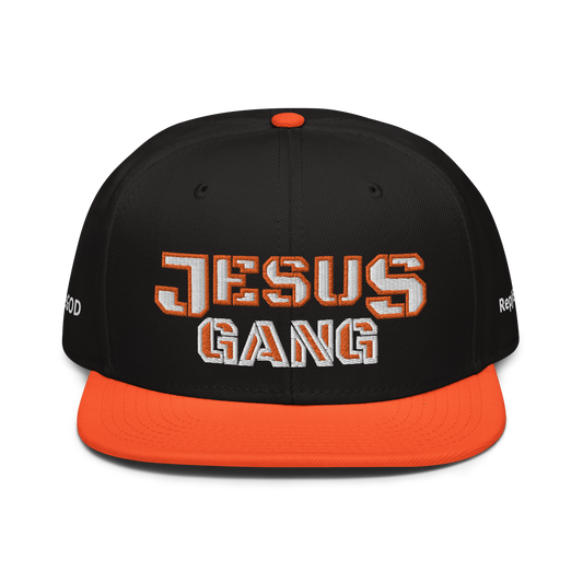 Jesus Gang OJ/Blk Snapback Hat