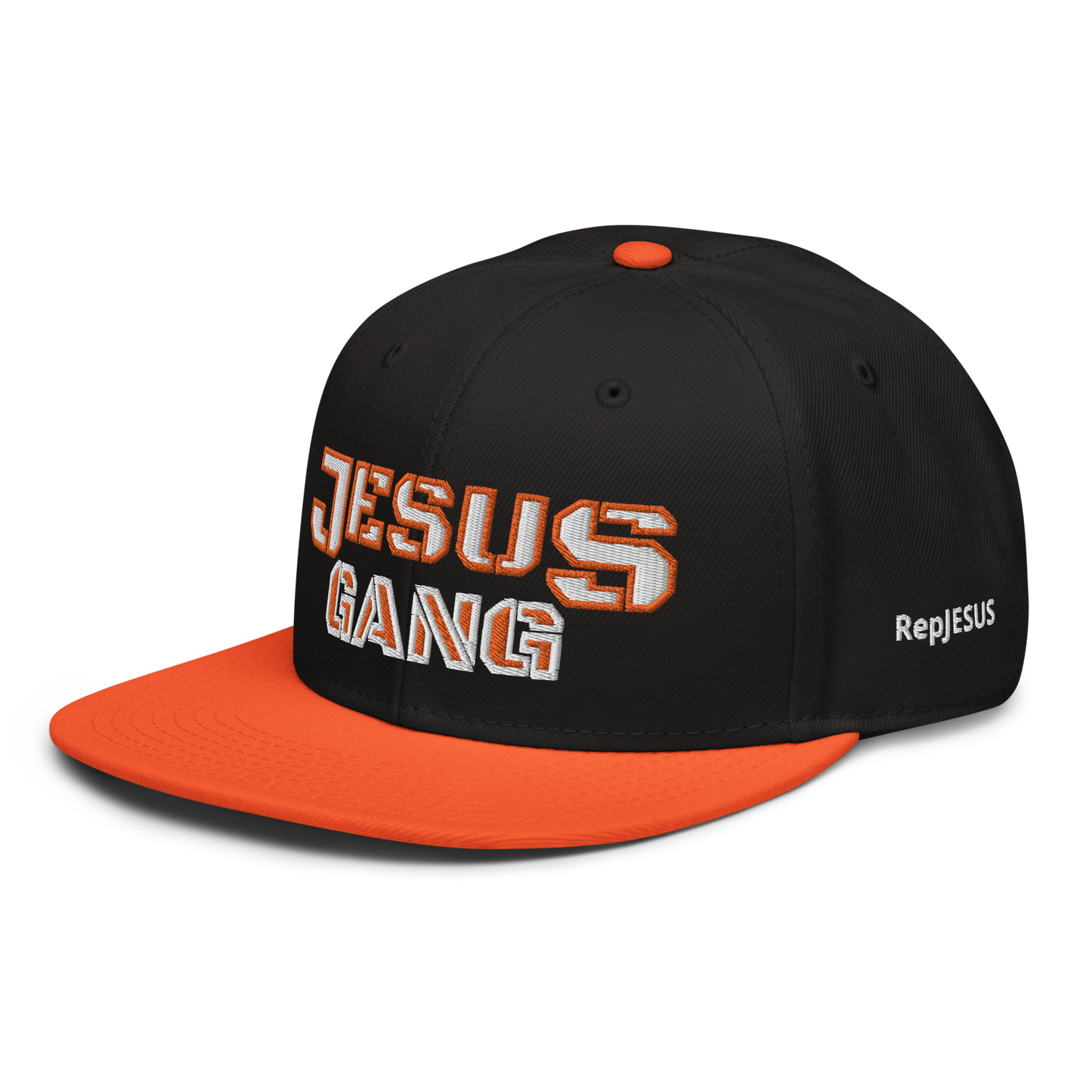 Jesus Gang OJ/Blk Snapback Hat