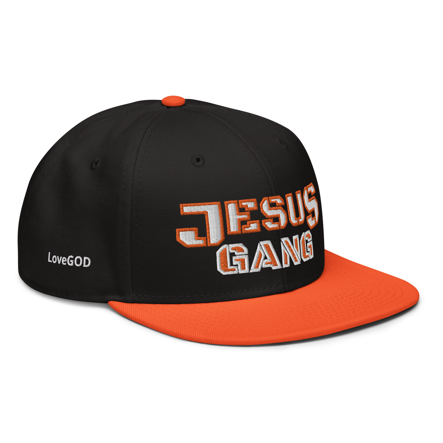 Jesus Gang OJ/Blk Snapback Hat