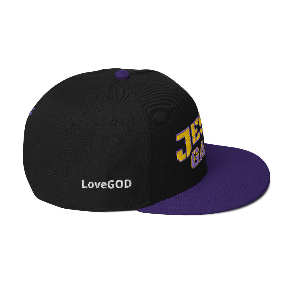 Jesus Gang PurpleMamba BLK Snapback Hat