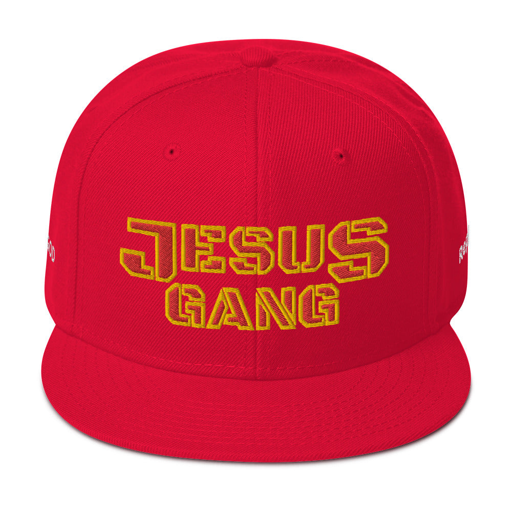 Jesus Gang Flaming Hot-Boy Snapback Hat