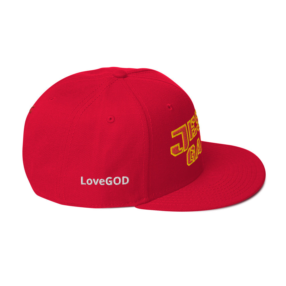 Jesus Gang Flaming Hot-Boy Snapback Hat