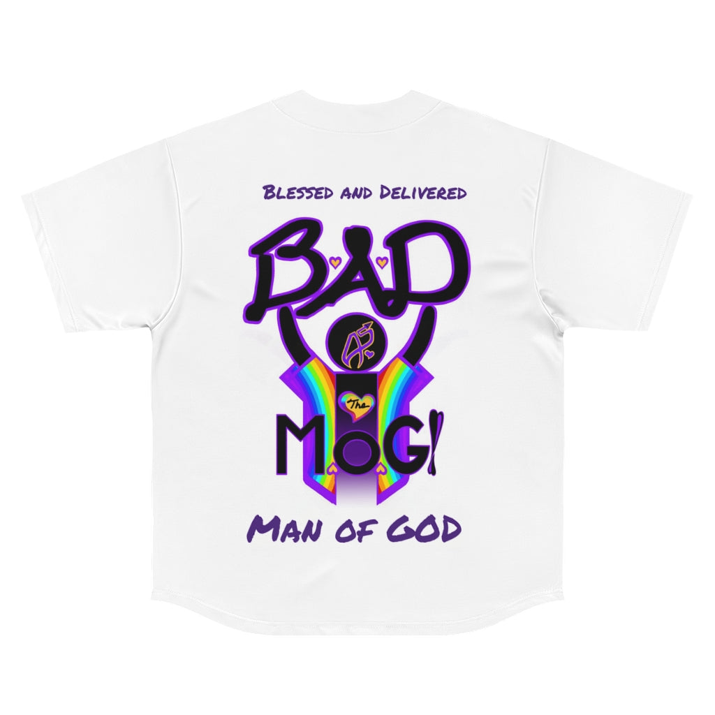 BLESSED AND DELIVERED MAN OF GOD The M.o.G Baseball Jersey