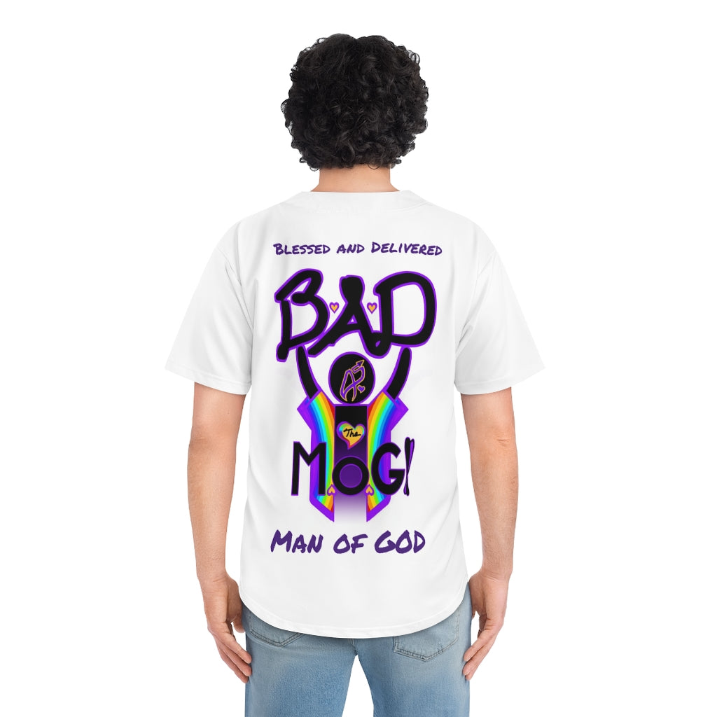 BLESSED AND DELIVERED MAN OF GOD The M.o.G Baseball Jersey