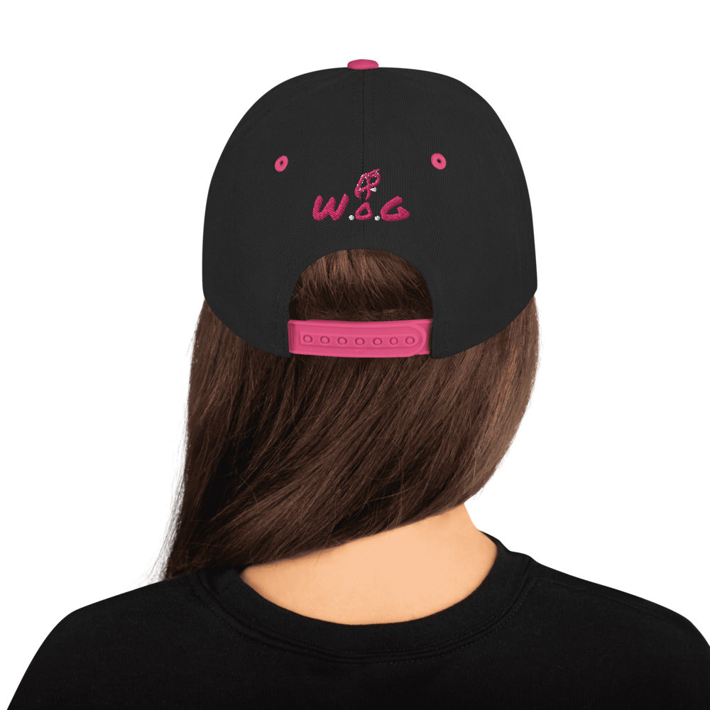 PINK Jesus Hand (NEVER FOLD) *SNAPBACK* By The M.O.G