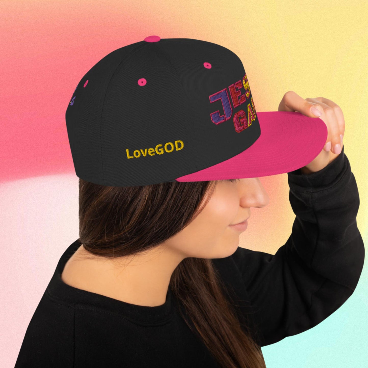 Jesus Gang Covenant Bow Snapback PINK