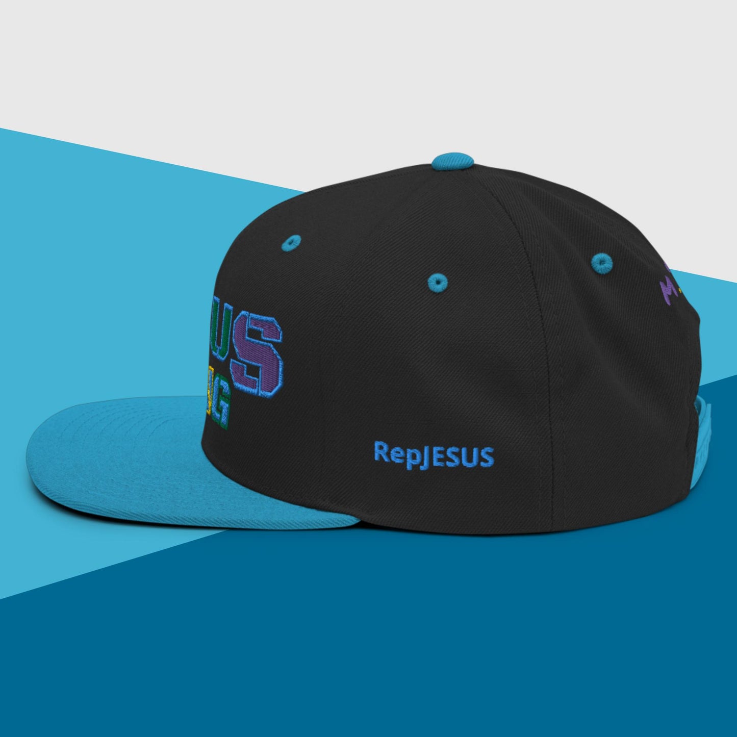 Jesus Gang Covenant Bow Snapback BABY BLU