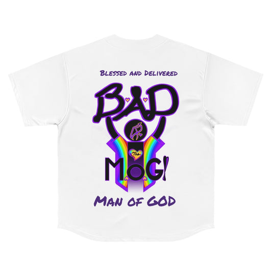 BLESSED AND DELIVERED MAN OF GOD The M.o.G Baseball Jersey