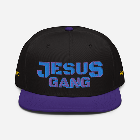 Jesus Gang *SNAPBACK* Royal PURP & Holywater BLU By The M.O.G