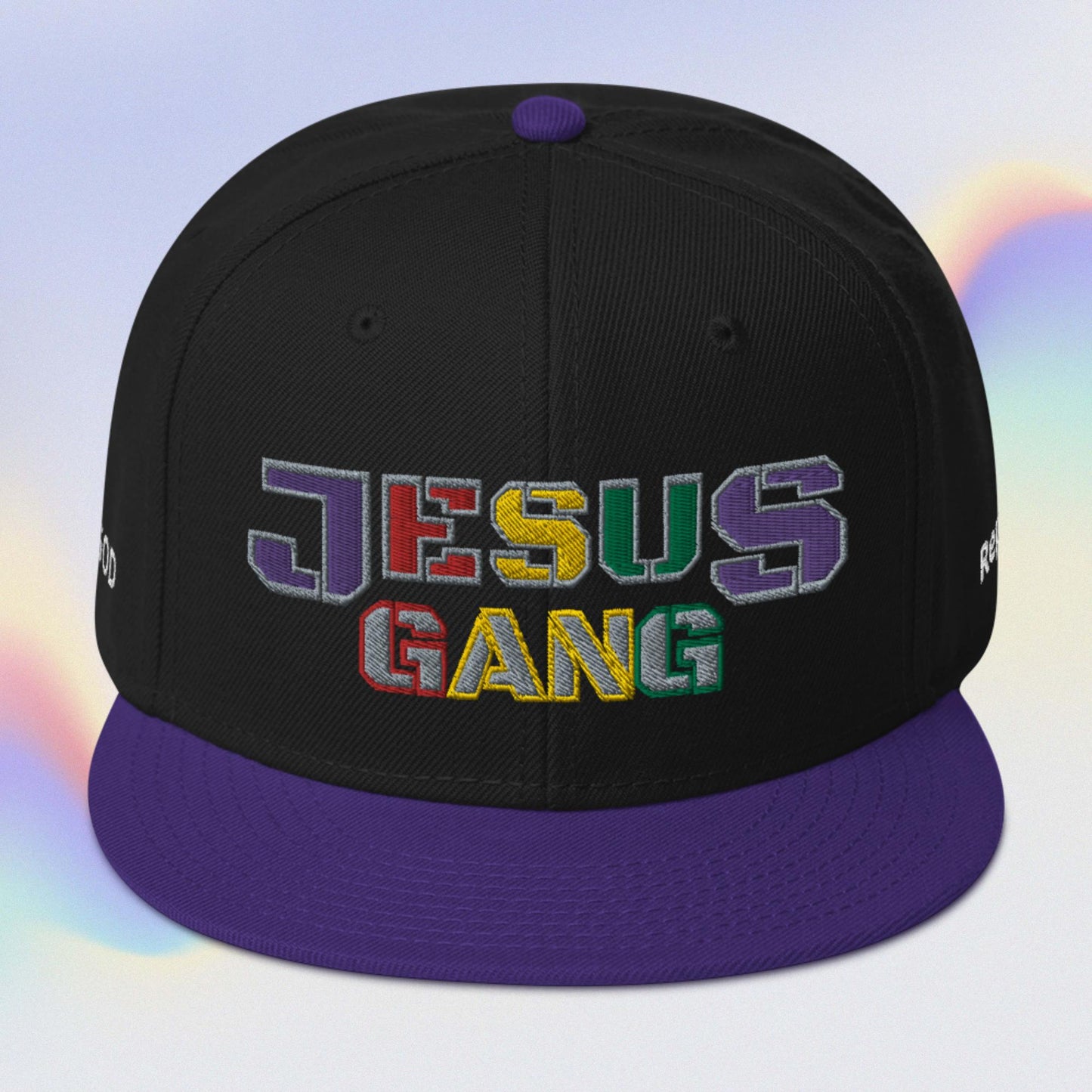 Jesus Gang Covenant Bow Royal Purple Snapback Hat