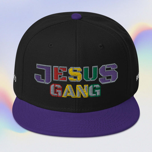 Jesus Gang Covenant Bow Royal Purple Snapback Hat