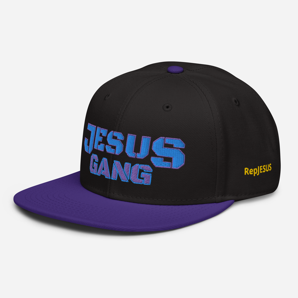 Jesus Gang *SNAPBACK* Royal PURP & Holywater BLU By The M.O.G