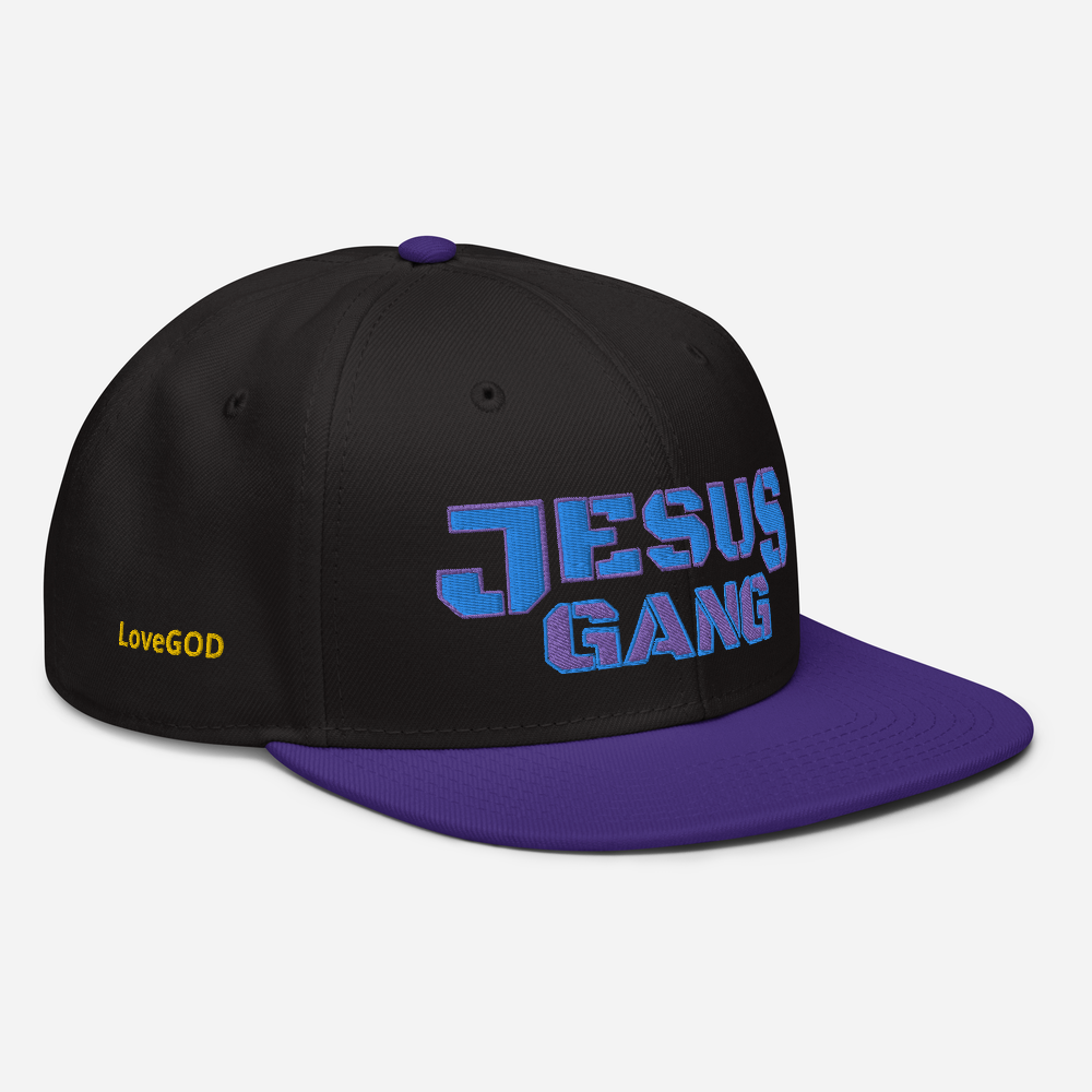 Jesus Gang *SNAPBACK* Royal PURP & Holywater BLU By The M.O.G