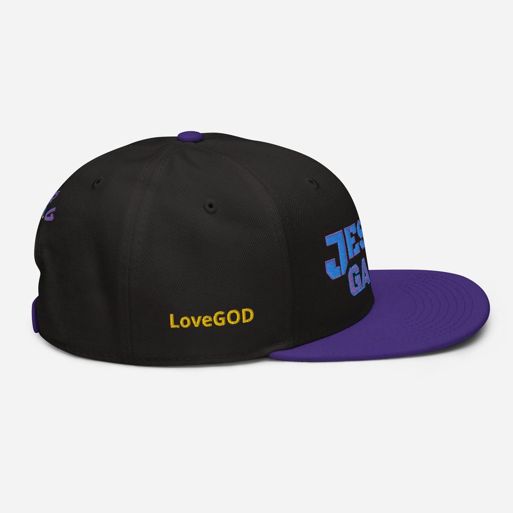 Jesus Gang *SNAPBACK* Royal PURP & Holywater BLU By The M.O.G