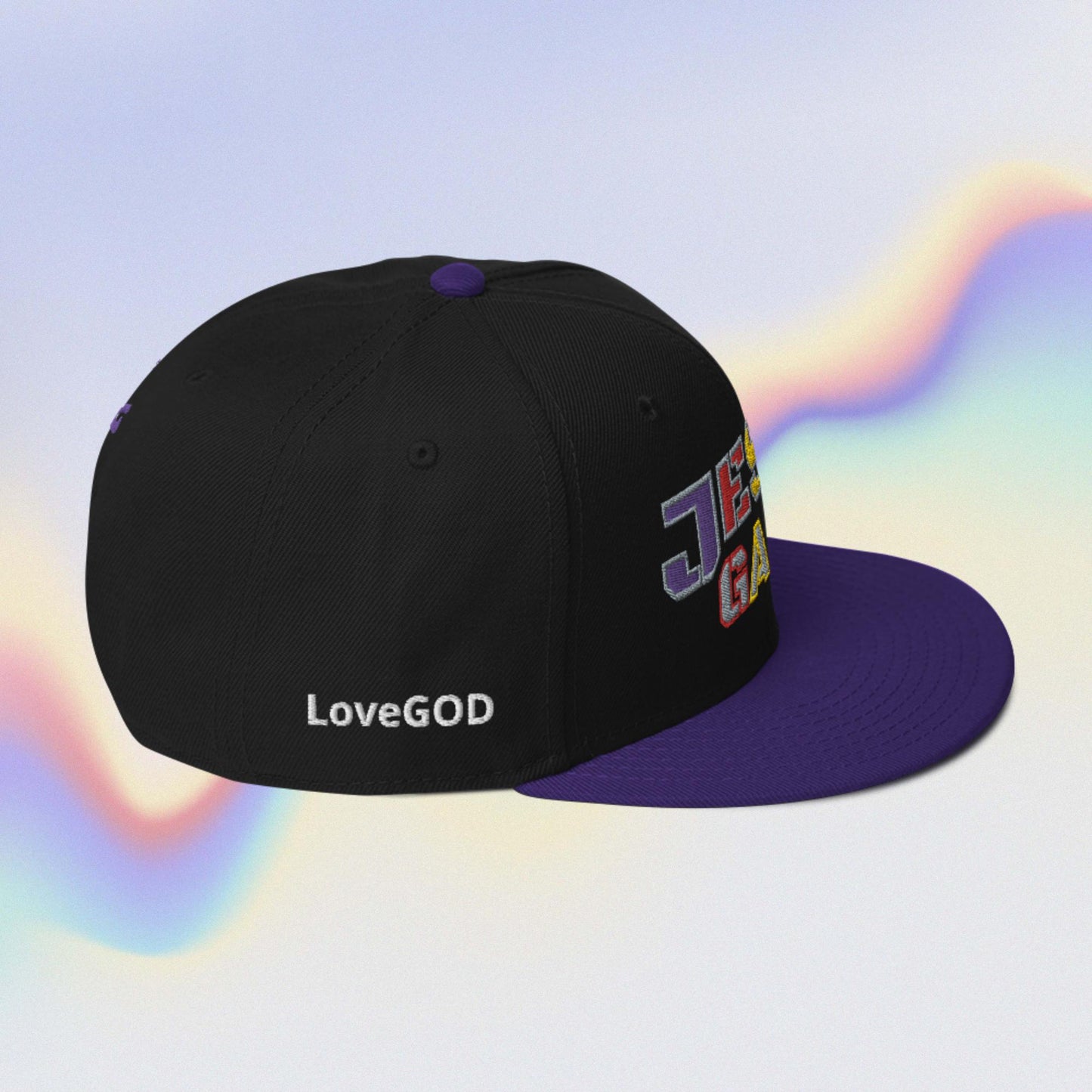 Jesus Gang Covenant Bow Royal Purple Snapback Hat